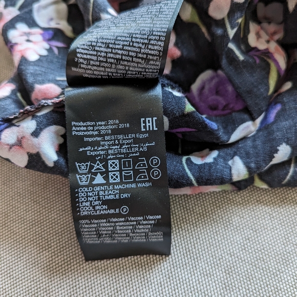 Short floral dress - Picture 4 of 4